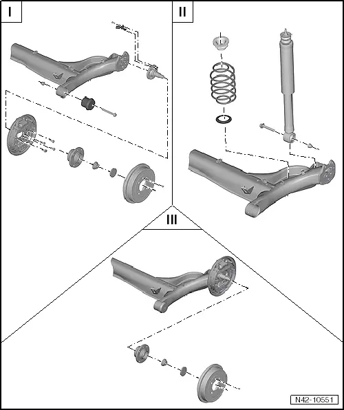 Volkswagen Service and Repair Manuals > Up! > Running gear