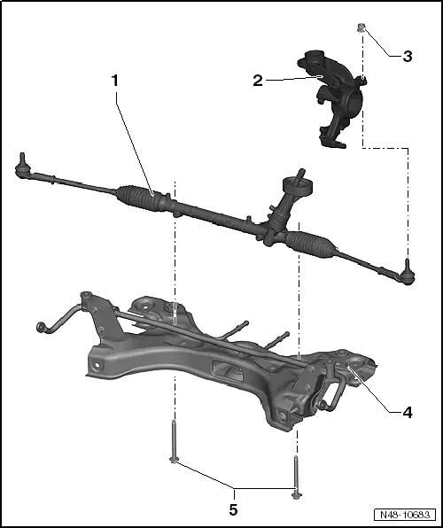 Volkswagen Manuals > Up! > Running gear, axles, steering