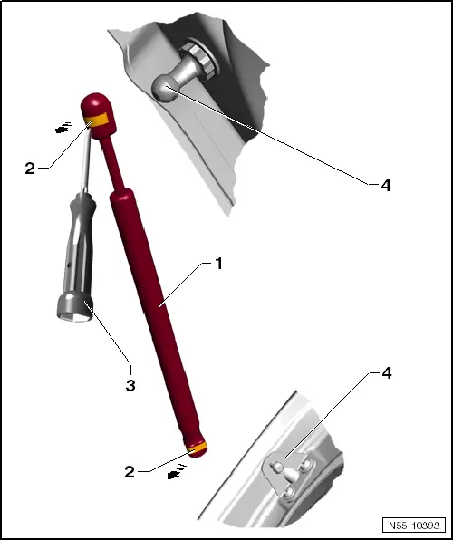 Volkswagen Service and Repair Manuals > Up! > Body General body repairs, exterior