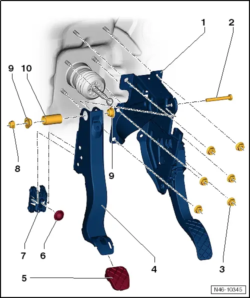 Volkswagen Service and Repair Manuals > Up! > Brake systems Brake, brake mechanics