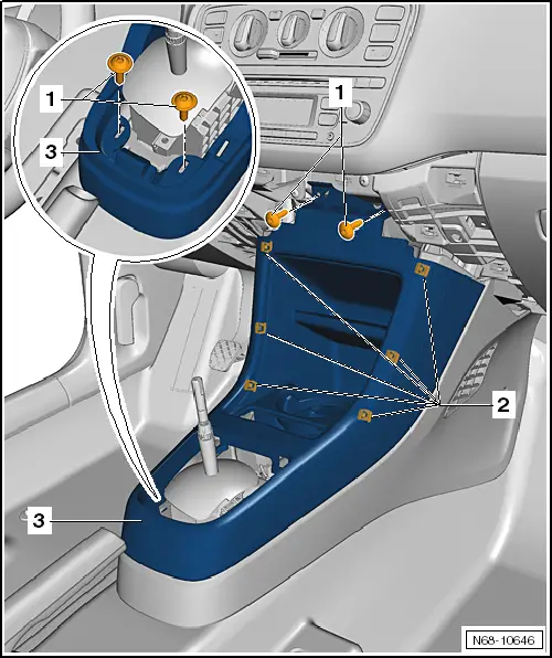 Volkswagen Service and Repair Manuals > Up! > Body General body repairs, interior