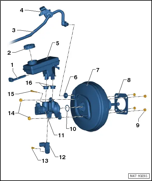 Volkswagen Service and Repair Manuals > Up! > Brake systems