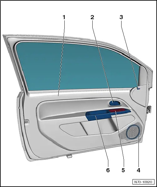 Volkswagen Service and Repair Manuals > Up! > Body General