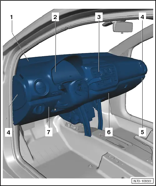 Volkswagen Service and Repair Manuals > Up! > Body General