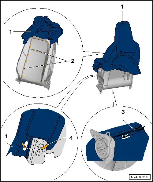 Volkswagen Service and Repair Manuals > Up! > Body General