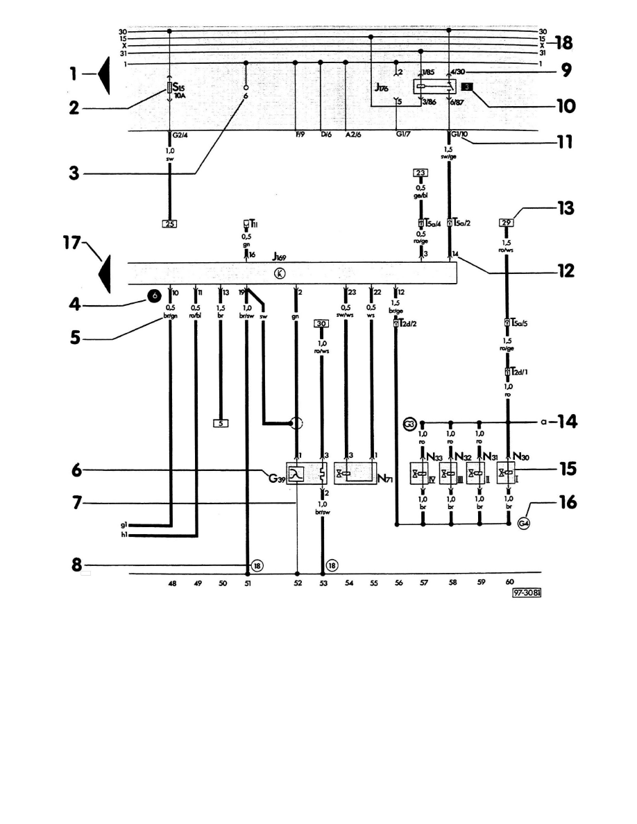 Engine, Cooling and Exhaust > Cooling System > Radiator Cooling Fan > Radiator Cooling Fan Motor > Component Information > Diagrams > Diagram Information ...