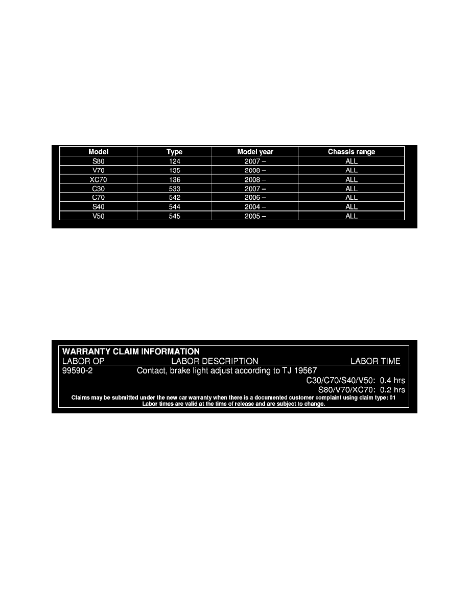 Volvo Manuals > C70 T5 L52.5L Turbo VIN 67 B5254T7 (2010