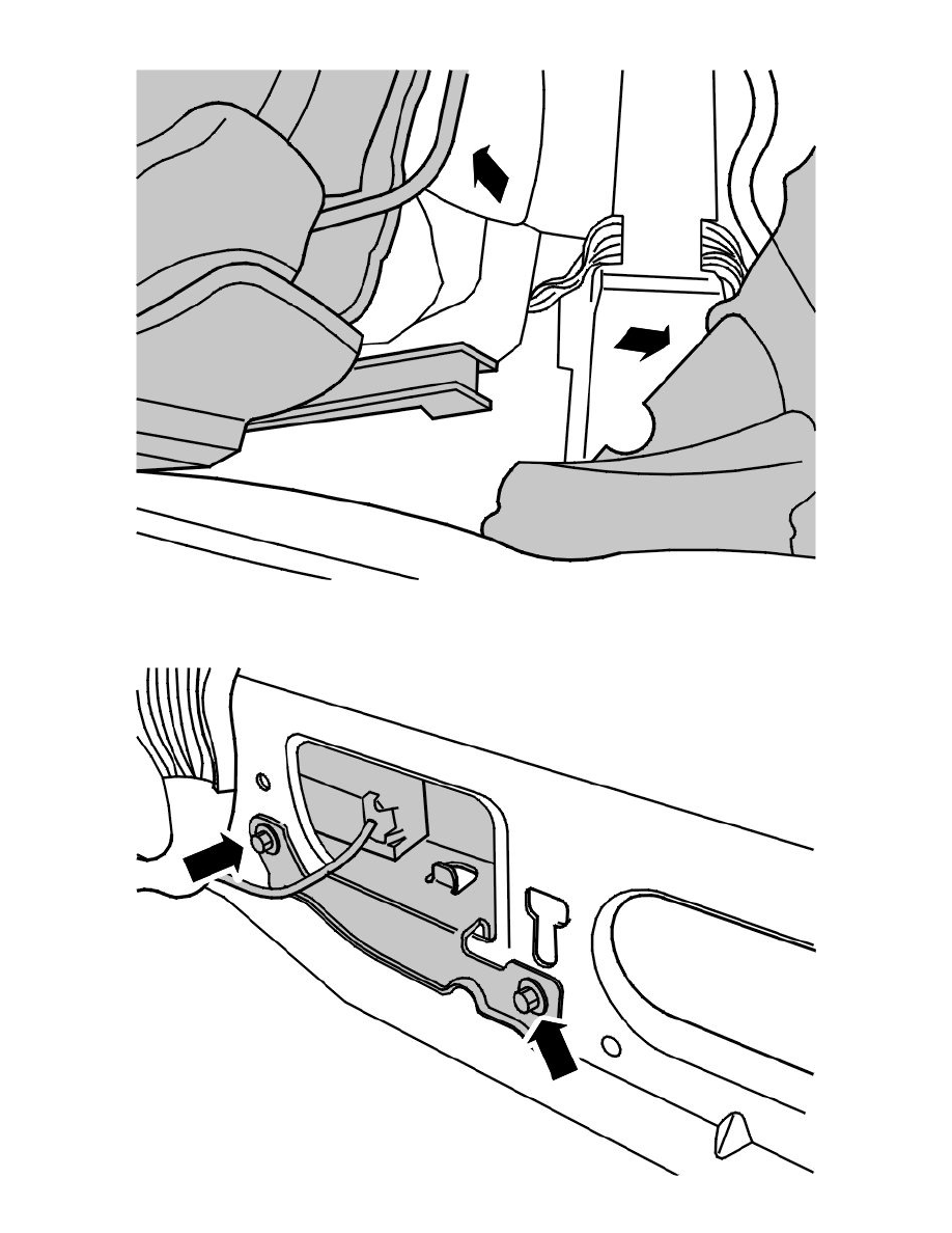 Volvo body sensor cluster yaw sensor bracket reference diagram