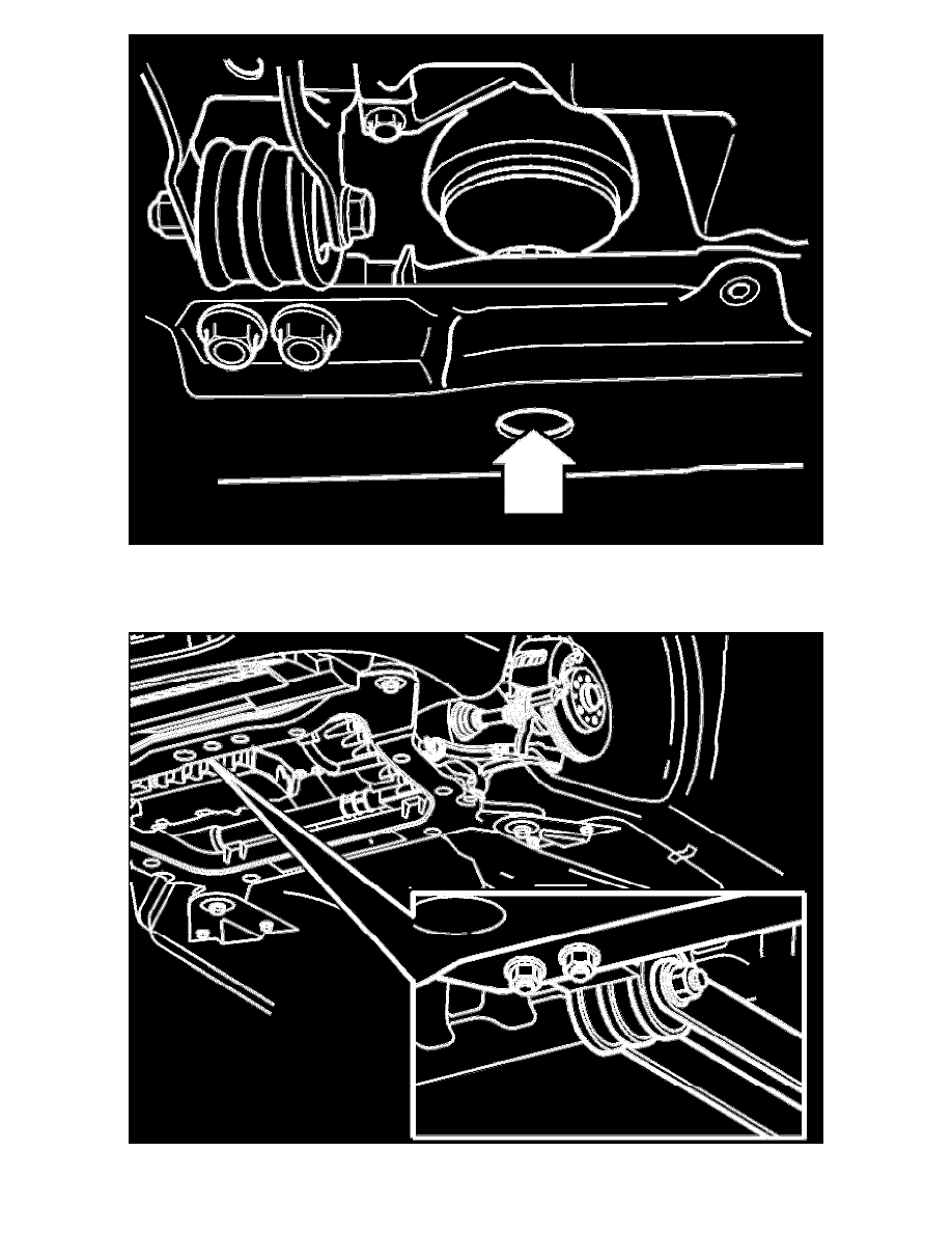 Body and Frame > Frame > Cross-Member > Front Cross-Member Bushing > System  Information > Service and Repair > Bushing Front Sub-Frame, Replacing >  Page ...