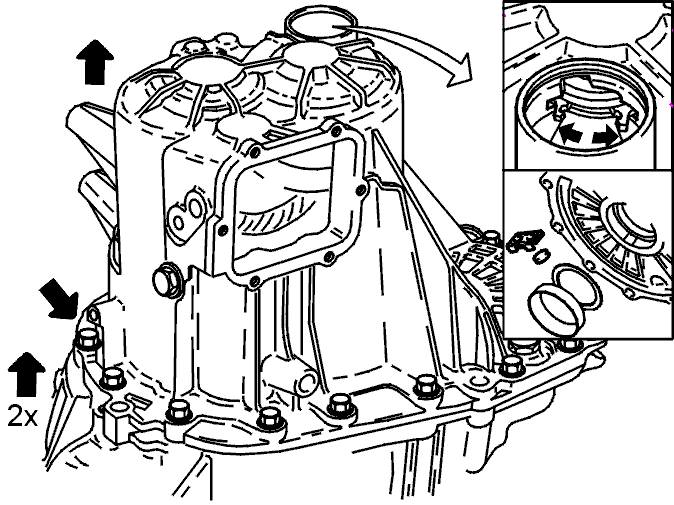 Disassembling transmissions