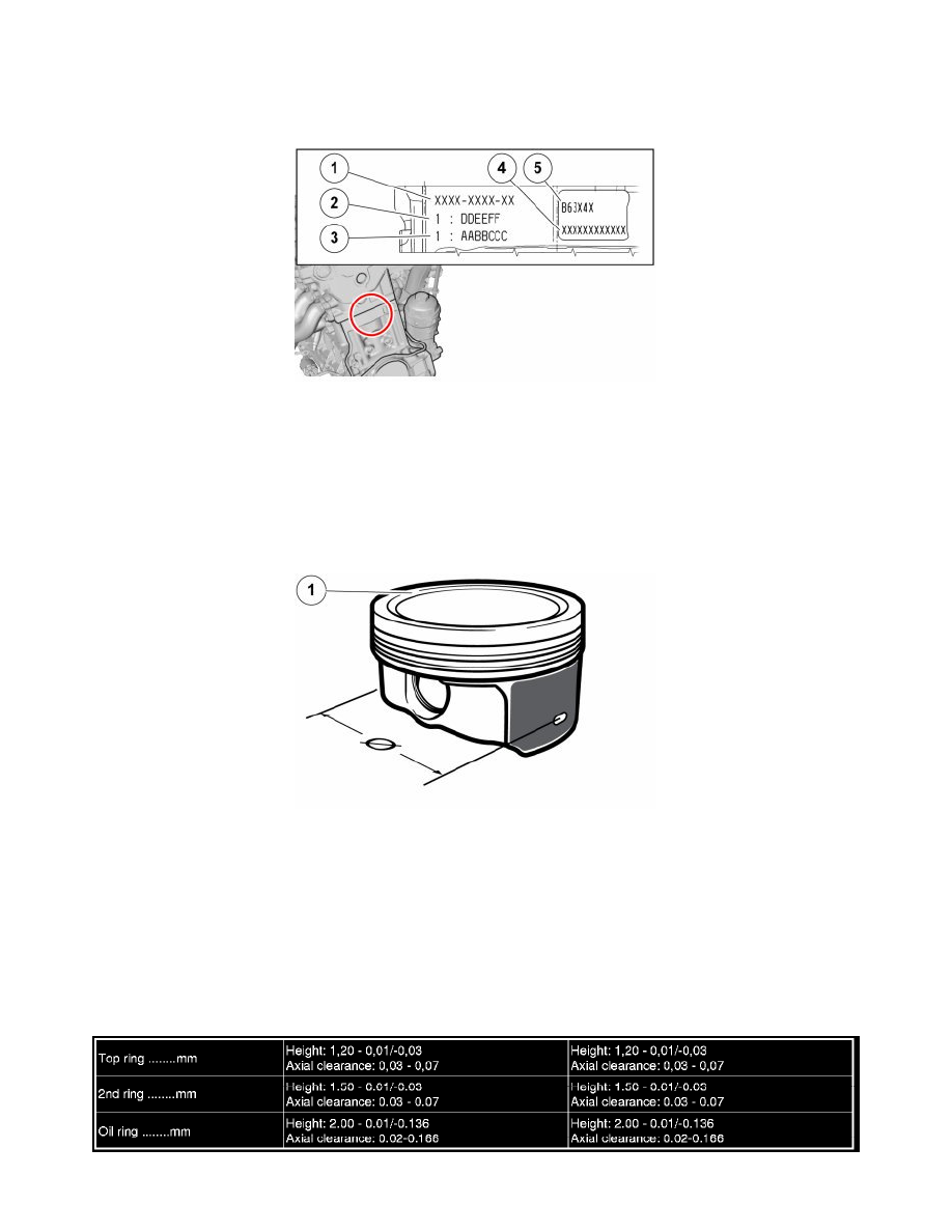 Engine, Cooling and Exhaust > Engine > Cylinder Block Assembly > Piston, Engine > Component Information > Specifications